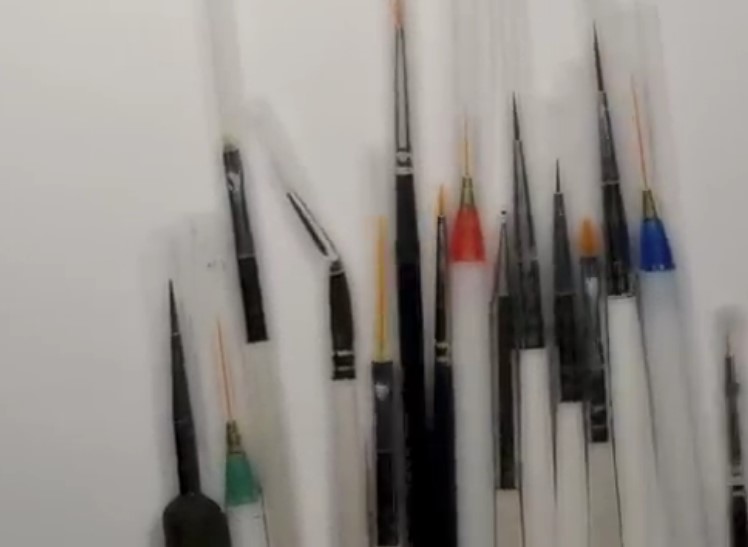 pinceles de uñas acrilicas